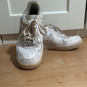 Nike White Lace-Up Sneakers